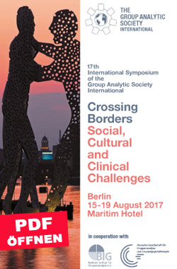 Crossing Borders. Social Cultural and Clinical Challenges 15.-19. August 2017 in Berlin